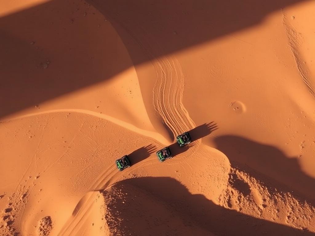 Dunes vue aérienne