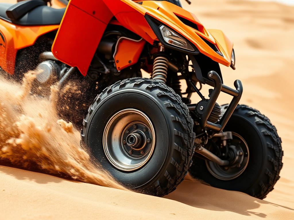 Quad close-up
